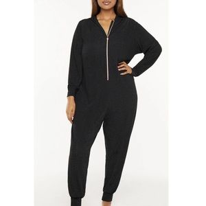 Savage x Fenty NWT Hooded Onesie Jumpsuit Lounge Sleep & Shine Metallic Zip Up